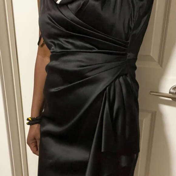 White House black market black evening dress size 4 - Picture 4 of 6